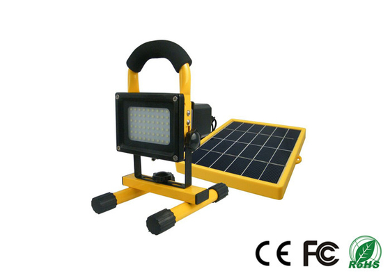 Hauts lumières d'inondation solaires d'Efficienc 3W 12 LED avec le panneau solaire monocristallin