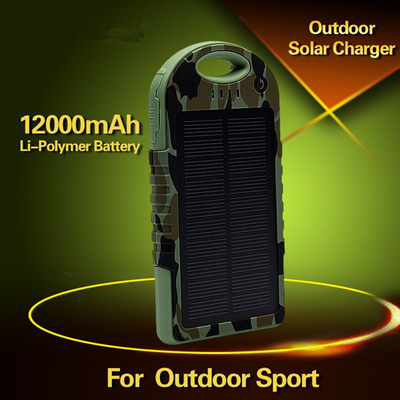 Chargeur solaire solaire bon marché du chargeur 10000mAh de téléphone portable